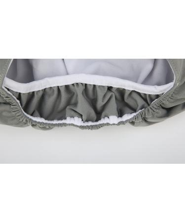 Sigzagor Teen Adult Cloth Diaper Nappy Reusable Washable for Disability - Floral Gray Chevron - Buy Online on GoSupps.com