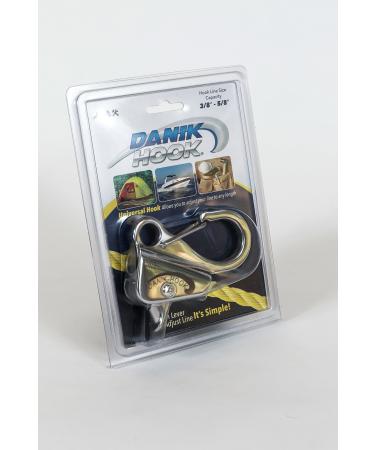 Danik Hook Stainless Steel (2 Pack)- Easy to Use, Knotless Anchor System- Holds 8,000 Pounds with Quick Release.