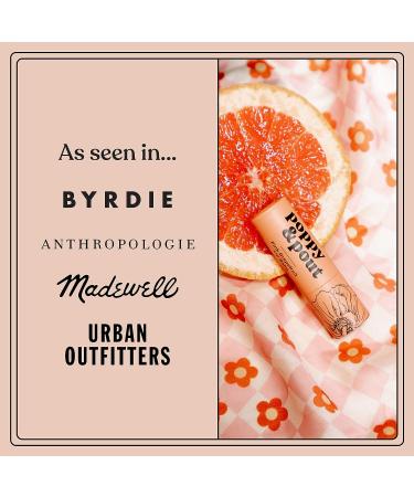 Poppy & Pout 100% Natural Lip Balm Gift Box | Handmade & Cruelty-Free | Beeswax, Vitamin E, Organic Coconut Oil | Sustainable Packaging | 5pk Best Sellers - Buy Online on GoSupps.com