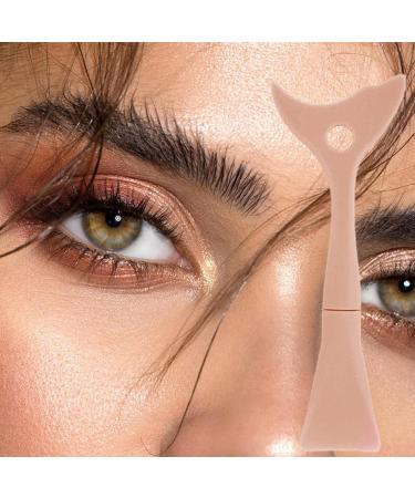 Silicone Eyeliner Tool Soft Eye Liner Stencils for Eyes - Eyeshadow Eyeliner Applicator Guide Tool for Makeup Easy to Use Suitable for Light Coffee - Buy Online on GoSupps.com