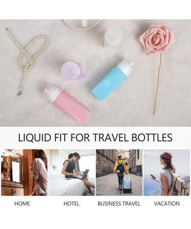 Leak Proof TSA Approved Travel Bottles Set - 3 oz Silicone Refillable Containers for Toiletries - Multicolor - Buy Online on GoSupps.com