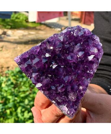 Amethyst Rough Stone 200-1200g Natural Amethyst cave Quartz Cluster Crystal Specimen (Size : 800-1000g) Stone Mineral Specimen (Size : 800-1000g) - Buy Online on GoSupps.com