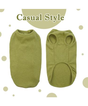 Shop Hjumarayan Thin Dog Sweater for Medium-Sized Dogs | Washable Striped Fleece Shirt for Corgis & Dachshunds - Buy Online on GoSupps.com