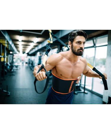 Sweat n Go Belly Girdle | Extra Thick Neoprene Sweat Belt for Men & Women | Strong Velcro Fastener | Waist Size 60-100 cm - Buy Online on GoSupps.com