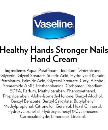 Vaseline Healthy Hands Stronger Nails Hand Lotion Tube 75ml - Moisturizing and Strengthening Formula - Buy Online on GoSupps.com