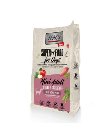 Mac's Dog Mono Mini Dry Dog Food 3kg Gluten Free Grain Free