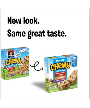 Quaker Chewy Granola Bars Variety Pack 8 Bars Per Box (Pack of 6) - Buy Online on GoSupps.com