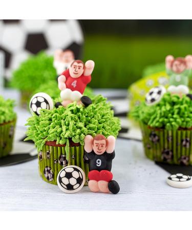 Buy G nthart Backdecor 12 Sugar Footballer & Footballs - Perfect Edible Cake Decoration for Football Events & Birthdays (21g) - Buy Online on GoSupps.com