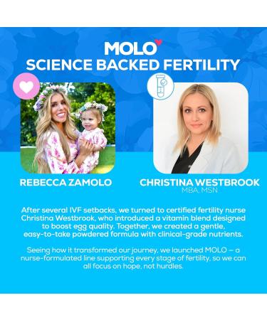 MOLO Conception Fertility Supplement for Women - CoQ10 Iodine Selenium Taurine Supporting Ovarian Health Ovulation 30 Stick Packs with Sweet Orange Flavor Vegetarian Gluten-Free & Non-GMO - Buy Online on GoSupps.com