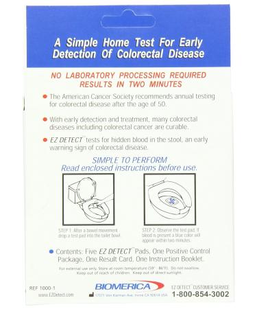 EZ Detect Colon Disease Test - Easy Home Screening Kit - Buy Online on GoSupps.com