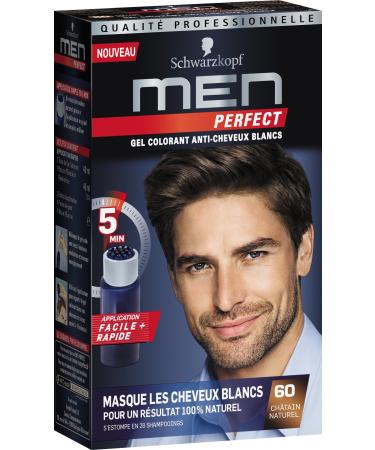 Schwarzkopf Men Perfect Anti-Grey Tint Gel 60 Natural Medium Brown - Buy Online on GoSupps.com