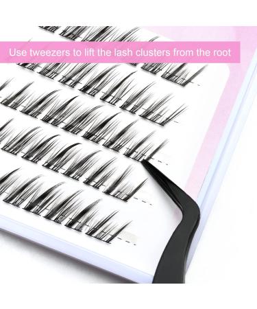 Manga Lashes Natural Look Individual Lash Wispy Silky Anime Eyelashes Cluster Japanese Cosplay False Eyelashes Reusable Look Like Extensions DIY At Home(Fox eye style 1) - Buy Online on GoSupps.com