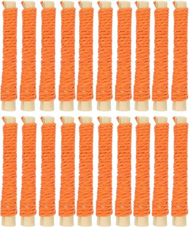 Pet Sweet Bamboo Sticks Rabbit Molar Sticks Promote Digestion 20pcs for Guinea Pig (Orange) - Buy Online on GoSupps.com