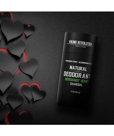 Viking Revolution Bergamot Deodorant for Men - Natural Deodorant for Men Charcoal Deodorant Men with Shea Butter Coconut Oil Baking Soda Beeswax - Mens Deodorant Aluminum Free (3oz) Bergamot 3 Ounce (Pack of 1) - Buy Online on GoSupps.com