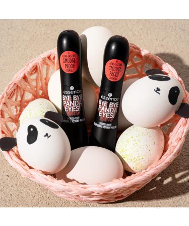Essence Bye Bye Panda Eyes Mascara 3-Pack | Smudge-Proof Volumizing Vegan Long-Lasting & Microplastic-Free - No. 01 Black 16ml - Buy Online on GoSupps.com
