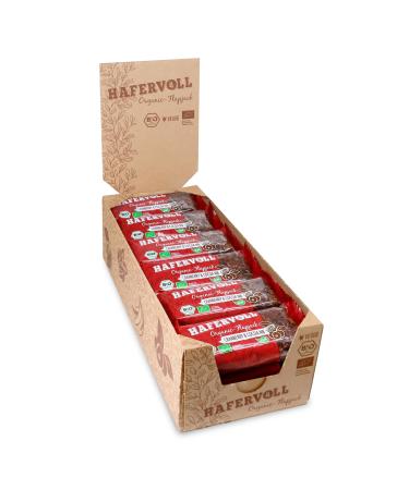Impact organic flapjack cranberry & cacoa nib 18 x 60 g of cereal bar - bio -certified vegan with date syrup without adding sugar oats baked in the oven Organic Cranberry & Cacoa nib - Buy Online on GoSupps.com