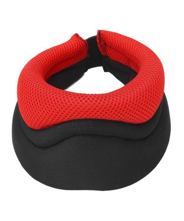 Neck Support Brace - Breathable Sponge High Elasticity Cervical Collar for Forward Head Posture - Red | Ideal for Office & Study - Buy Online on GoSupps.com