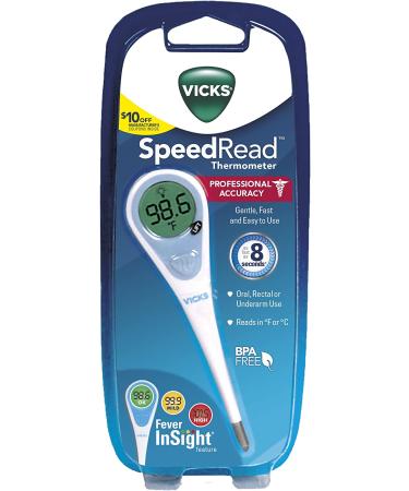 Vicks SpeedRead V912US Digital Thermometer - Fast & Accurate Temperature Reading - Buy Online on GoSupps.com