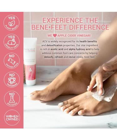 Scrub-A-Dub Cooling Foot Scrub - Exfoliate & Refresh Dry Skin Vitamin E & Apple Cider 4oz (Pack of 2 - Buy Online on GoSupps.com