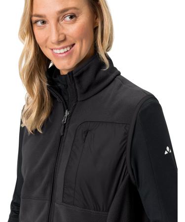 VAUDE Women's Rosemoor Fleece Vest Jacket 44 Black - Stylish & Eco-Friendly Layer for Outdoor Adventures - Buy Online on GoSupps.com