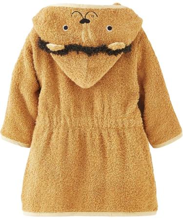 Buy Vertbaudet Baby Bathrobe Lion 86 Mustard Yellow | Soft & Cozy for Infants | International Shipping - Buy Online on GoSupps.com