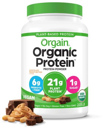 Orgain Organic Protein Powder Plant Based Chocolate Peanut Butter 2.03 lb (920 g)