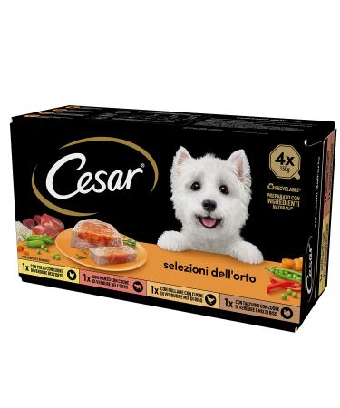 Cesar Garden Selections Dog Food Assorted Selection 150 g 24 tubs - 3600 g