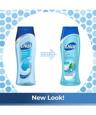 Dial Springwater Body Wash 16 oz - Hydrating and Refreshing Shower Gel - Buy Online on GoSupps.com
