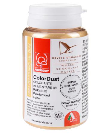 Edible Gluten Free Color Powder. Luster Dust Super Brilliant Gold. 25 gr