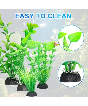 Rikudim Realistic Plastic Aquarium Plants - Small Artificial Decorations for Vibrant Aquariums - Buy Online on GoSupps.com