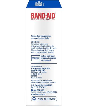Buy Band-Aid Brand Tru-Stay Plastic Strips Adhesive Bandages - 60 ct for Effective Wound Care & First Aid | International Shipping Available - Buy Online on GoSupps.com