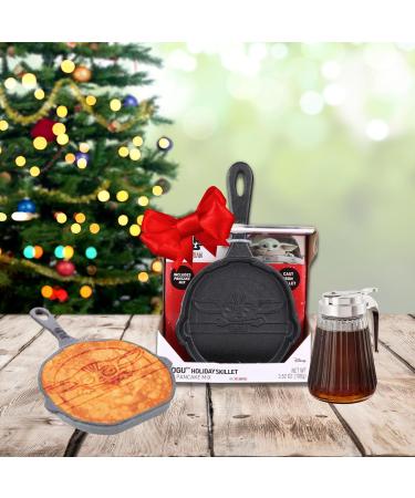 Sweetzo Christmas Mandalorian Grogu Pancake Cast Iron Skillet Unique Gift Ideas for Teens Cooking Instructions and Mix Included 11.25 Inches (Pack of 2) - Buy Online on GoSupps.com