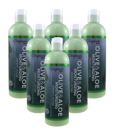 Africas Best Orig Olive Oil Max Strength Grow Lotion 12 Ounce (355ml) (6 Pack)