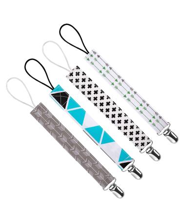 Buy Cotton Pacifier Chains for Newborns - 4 Pack Baby Pacifier Band for Girls & Boys - Buy Online on GoSupps.com