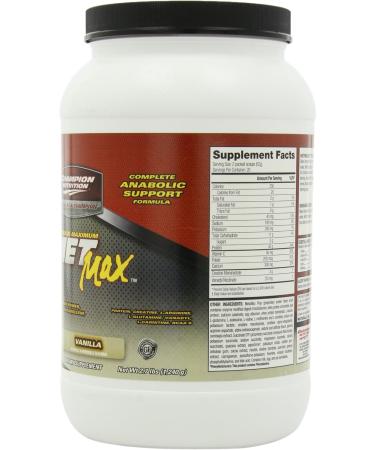 Buy Champion Nutrition Met Max Complete Anabolic Support Formula Vanilla 43.2 oz - International Shipping Available - Buy Online on GoSupps.com