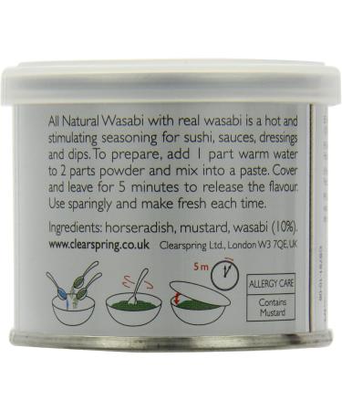  Clearspring Clearspring Organic Japanese Wasabi Powder 25g (Pack of 3) - Buy Online on GoSupps.com