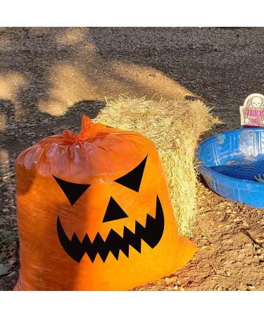 8-Piece Pumpkin Leaf Bags Halloween Collection for Easy Leaf Disposal - Buy Online on GoSupps.com