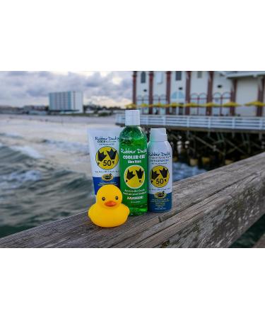 Rubber Ducky SPF 50 Original Spray-Dry Sunscreen - 5 oz Unfragranced Oil-Free Formula | Oxybenzone & Octinoxate-Free | Face and Body Protection - Buy Online on GoSupps.com