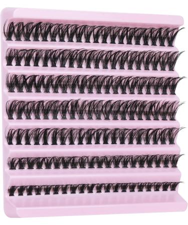 Goddvenus Individual lashes Cluster Lashes DIY Eyelashes Individual Wispy Cluster Eyelash Extensions Lash Clusters140pcs Cluster Lashes Extensions 40D-QC - Buy Online on GoSupps.com