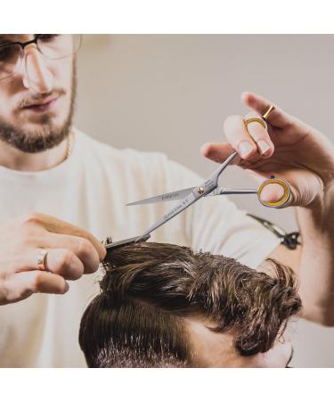 Five Star Solingen Professional 6.5 Hair Cutting Scissors - Extra Sharp Hair Shears for Men Women & Kids | Durable Rostfrei Micro-Vatting Design - Buy Online on GoSupps.com