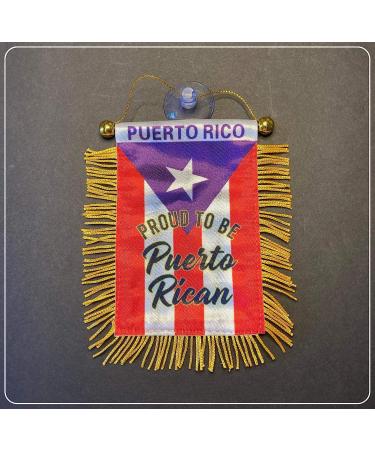 Puerto Rico Car Flag Decals - Quality Mini Window Banners for Boricua PR Accessory - Buy Online on GoSupps.com