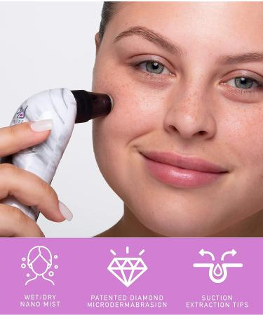 Spa Sciences Bella Microderm Pore Extractor & Nano Mister - 3-in-1 Exfoliation & Pore Purification for All Skin Types - Buy Online on GoSupps.com