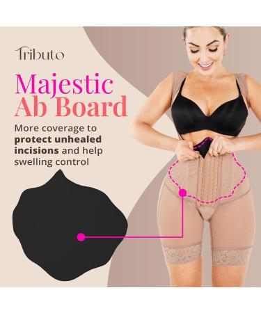TRIBUTO Colombian Ab Board - Lumbar Shaping Support & Post Surgery Supplies | Faja Board for Fupa Support - One Size - Buy Online on GoSupps.com