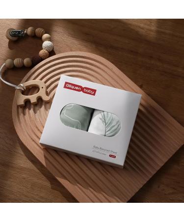 GLLQUE Bay Bed Cover Set - Oeko-Tex 100 Certified Stroller & Playpen Mattress Covers for Newborns - 2 Pack Reindeer Design - Buy Online on GoSupps.com