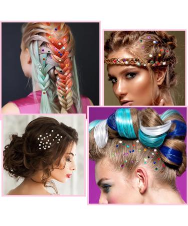 TIESOME 1450+ Self Adhesive Face Jewels Rhinestones Stickers with Tweezer - 4 Sheets Festival Makeup Diamonds & Crystals - Face Gems for Makeup - Buy Online on GoSupps.com