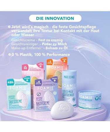 Foamie Makeup Remover Balm - Gentle & Thorough Cleansing for Face Eyes & Lips | 50g - No Greasy Residues | Shop Internationally - Buy Online on GoSupps.com