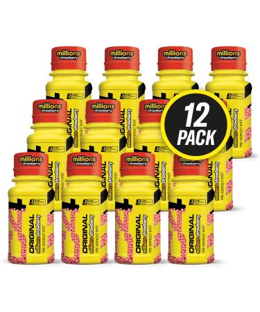 Cellucor C4 Original Pre-Workout Shot | Millions Strawberry Flavor Energy Shots Sugar-Free Energy Drink with 150mg of Caffeine Beta Alanine L-Arginine Vitamin B6 Vitamin B12 Amino Acids
