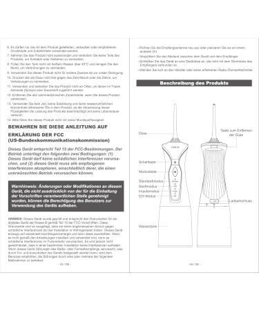 Buy Mouth Shower - 4 Modes Water Flosser | 300ml Water Tank | Test Winner | 30-Day Battery Life | Easy Tongue Cleaner for Oral Care | White & Green - Buy Online on GoSupps.com