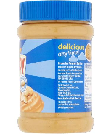 SKIPPY Peanut Butter Extra Crunchy 454g | 6 Jars of 454g - Buy Online on GoSupps.com