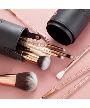 Nir Beauty Essential Glow Set Glitter Makeup Brushes with Makeup Brush Holder and Facial Cleansing Brush - Buy Online on GoSupps.com